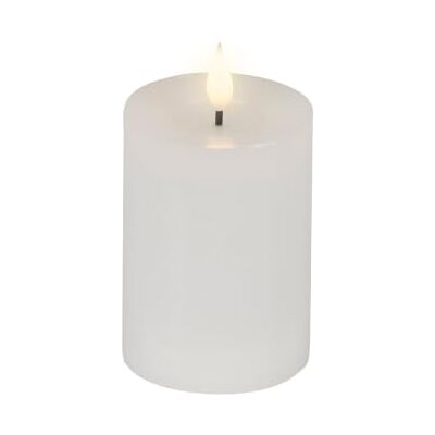 Lumineo LED Kerze 7,5x13,5cm mit Timer Wachs Flacker-Effekt Warmweiß Timerfunktion Echtwachskerze batteriebetrieben Realistische Dochtkerze mit Flacker-Effekt Wachskerze Stumpenkerze Lumineo LED Kerze 7,5x13,5cm mit Timer Wachs Flacker-Effekt Warmweiß Timerfunktion Echtwachskerze batteriebetrieben Realistische Dochtkerze mit Flacker-Effekt Wachskerze Stumpenkerze