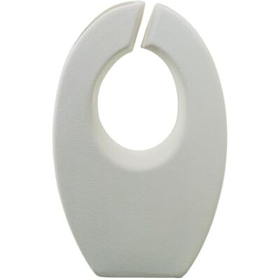 DRW Tischvase, Keramik, cremefarben, 15 x 5 x 24 cm, Medidas: 15x5x24cm DRW Tischvase, Keramik, cremefarben, 15 x 5 x 24 cm, Medidas: 15x5x24cm