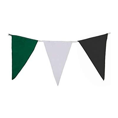 Deitert ® Wimpelkette aus Stoff Premiumqualität Wetterfest 10&50m 100% Fahnenpolyester 4 Wimpel pro Meter Mit Nylonseil Outdoor Deko für Schützenfest, Straßenfest-Partys & Geburtstage Deitert ® Wimpelkette aus Stoff Premiumqualität Wetterfest 10&50m 100% Fahnenpolyester 4 Wimpel pro Meter Mit Nylonseil Outdoor Deko für Schützenfest, Straßenfest-Partys & Geburtstage