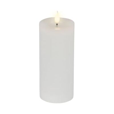 Lumineo LED Kerze 7,5x20cm mit Timer Wachs Flacker-Effekt Weiß Warmweiß Timerfunktion Echtwachskerze batteriebetrieben Realistische Dochtkerze mit Flacker-Effekt Wachskerze Stumpenkerze Lumineo LED Kerze 7,5x20cm mit Timer Wachs Flacker-Effekt Weiß Warmweiß Timerfunktion Echtwachskerze batteriebetrieben Realistische Dochtkerze mit Flacker-Effekt Wachskerze Stumpenkerze