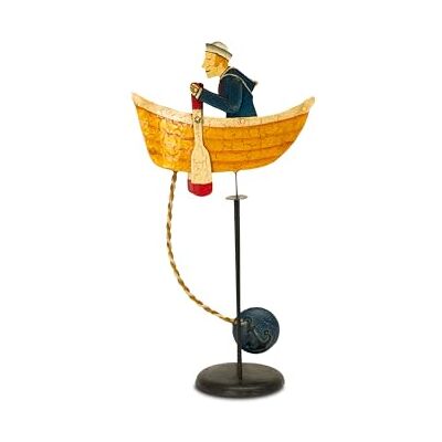 Authentic Models Balance-Figur, Pendelfigur Motiv: Salty Dog, Matrose im Boot Höhe: 54 cm Authentic Models Balance-Figur, Pendelfigur Motiv: Salty Dog, Matrose im Boot Höhe: 54 cm