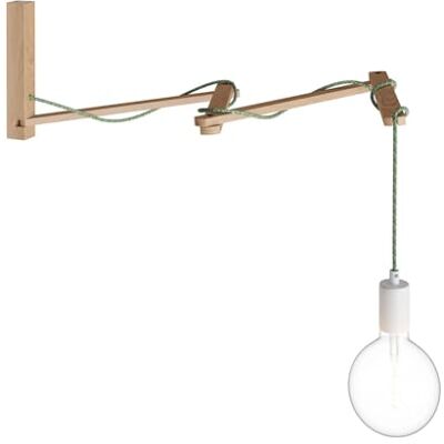 Creative Pinocchio XL, verstellbare Wandhalterung aus Holz für Wandleuchten Creative Pinocchio XL, verstellbare Wandhalterung aus Holz für Wandleuchten