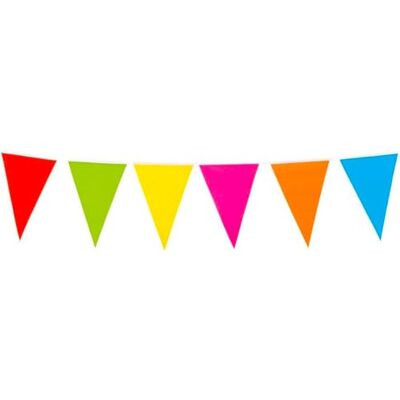 BF Souvenirs Bunte Wimpelkette 10m aus Kunststoff – Große Wimpel 20x30 cm – Wetterfeste Girlande für Indoor & Outdoor – Reißfest & Wiederverwendbar – Party Deko für Geburtstag, Hochzeit & Gartenparty BF Souvenirs Bunte Wimpelkette 10m aus Kunststoff – Große Wimpel 20x30 cm – Wetterfeste Girlande für Indoor & Outdoor – Reißfest & Wiederverwendbar – Party Deko für Geburtstag, Hochzeit & Gartenparty