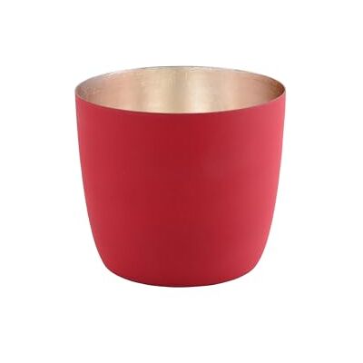 Gift Company Teelichthalter Madras M rot matt/nudegold Gift Company Teelichthalter Madras M rot matt/nudegold