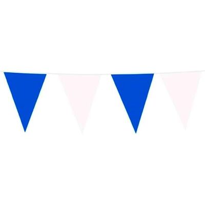 BF Souvenirs Blau Weiße Wimpelkette 10m aus Kunststoff – Große Wimpel 20x30 cm – Wetterfeste Girlande für Indoor & Outdoor – Reißfest & Wiederverwendbar – Party Deko für Geburtstag, Hochzeit & Gartenparty BF Souvenirs Blau Weiße Wimpelkette 10m aus Kunststoff – Große Wimpel 20x30 cm – Wetterfeste Girlande für Indoor & Outdoor – Reißfest & Wiederverwendbar – Party Deko für Geburtstag, Hochzeit & Gartenparty