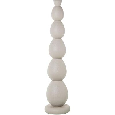 DRW Bodenvase aus Metall, matt, Weiß, Ø27 x 115 cm DRW Bodenvase aus Metall, matt, Weiß, Ø27 x 115 cm