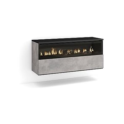 Skraut Home Elektrischer LED-Kamin - Modern Zement Skraut Home Elektrischer LED-Kamin - Modern Zement