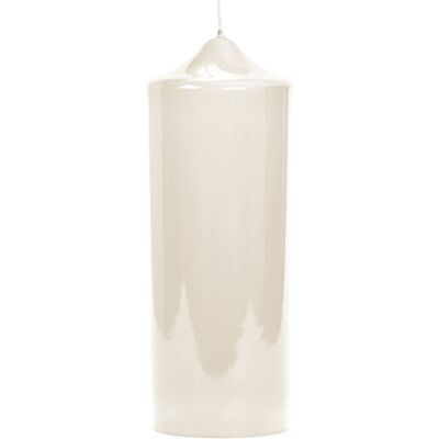 Fink Altar Kerze,Creme,gelackt H.15cm,D.8cm Fink Altar Kerze,Creme,gelackt H.15cm,D.8cm