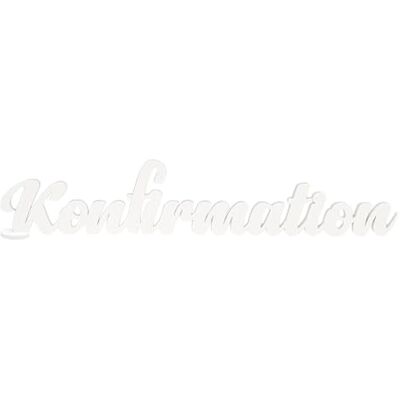 Unique ® Schriftzug Kommunion oder Konfirmation aus Holz Tischdeko Deko für Kommunion Konfirmation von Junge Mädchen (Konfirmation Weiß) Unique ® Schriftzug Kommunion oder Konfirmation aus Holz Tischdeko Deko für Kommunion Konfirmation von Junge Mädchen (Konfirmation Weiß)
