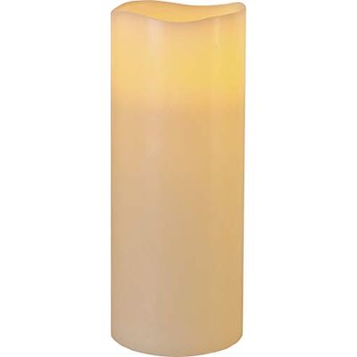 Star Trading LED-Kerze mit Echtwachs, flackernd, warmweiß Flammenlose Stumpenkerze, Timer, Batteriebetrieben, 25 x 10 cm, Weihnachten Deko Star Trading LED-Kerze mit Echtwachs, flackernd, warmweiß Flammenlose Stumpenkerze, Timer, Batteriebetrieben, 25 x 10 cm, Weihnachten Deko