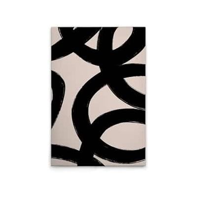 A.S. Création Leinwandbild Minimalistisch Schwarz Beige Wandbild in Creme, Schwarz 50 x 75 cm DD132612 A.S. Création Leinwandbild Minimalistisch Schwarz Beige Wandbild in Creme, Schwarz 50 x 75 cm DD132612