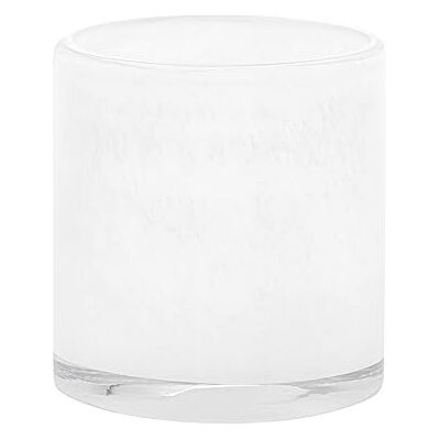 blomus Windlicht -SAGA- Farbe White Größe L Aus Glas und farbig; Für stimmungsvolles Kerzenlicht; Maße 15 x 15 x 16 cm blomus Windlicht -SAGA- Farbe White Größe L Aus Glas und farbig; Für stimmungsvolles Kerzenlicht; Maße 15 x 15 x 16 cm