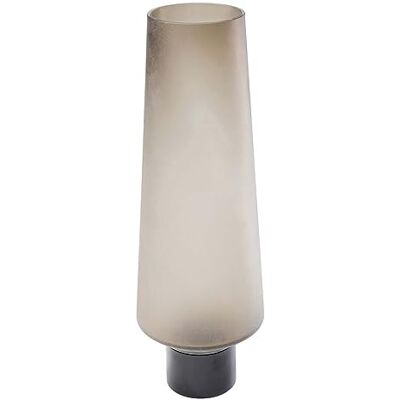 Kare Design Vase Noble Ring Matt, Braun, Blumenvase, Dekorationsvase, Gefäß für Blumen, Tischvase, 40cm Kare Design Vase Noble Ring Matt, Braun, Blumenvase, Dekorationsvase, Gefäß für Blumen, Tischvase, 40cm