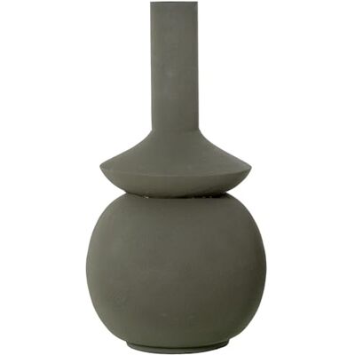 DRW Bodenvase aus Metall, Eisen, Grün, Ø44 x 84,5 cm DRW Bodenvase aus Metall, Eisen, Grün, Ø44 x 84,5 cm