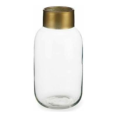 Goldener Glasvase Satz - 6 Stück - Wohnaccessoire Goldener Glasvase Satz - 6 Stück - Wohnaccessoire