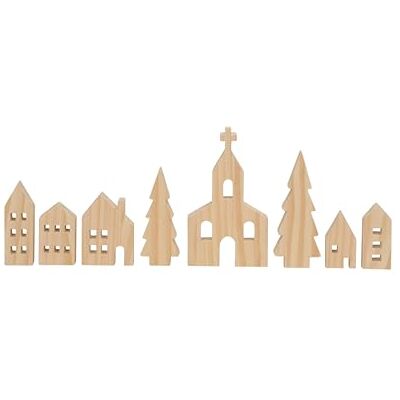 Spetebo Holz Dorf zum dekorieren 8-teilig Natur Weihnachts Stadt Häuser Set Holzhaus Winter Deko Figur Aufsteller Tischdeko Weihnachtsdeko Spetebo Holz Dorf zum dekorieren 8-teilig Natur Weihnachts Stadt Häuser Set Holzhaus Winter Deko Figur Aufsteller Tischdeko Weihnachtsdeko