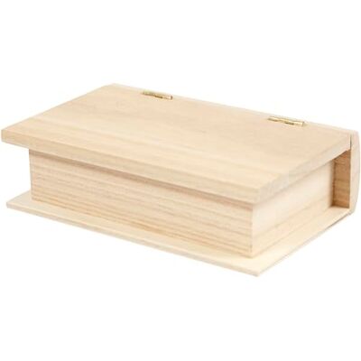 Creativ Company Holzkiste zum Dekorieren – Buch – 9 x 14 cm, Braun Creativ Company Holzkiste zum Dekorieren – Buch – 9 x 14 cm, Braun