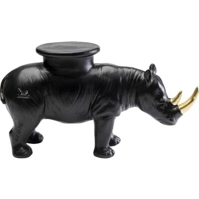 Kare Design Deko Figur Rhino, Schwarz, Nashorn, handbemalt, Unikat, Deko Objekt fürs Wohnzimmer, für Regale, Ablage für Kerzen, Tier Design, 23x51x13 cm (H/B/T) Kare Design Deko Figur Rhino, Schwarz, Nashorn, handbemalt, Unikat, Deko Objekt fürs Wohnzimmer, für Regale, Ablage für Kerzen, Tier Design, 23x51x13 cm (H/B/T)