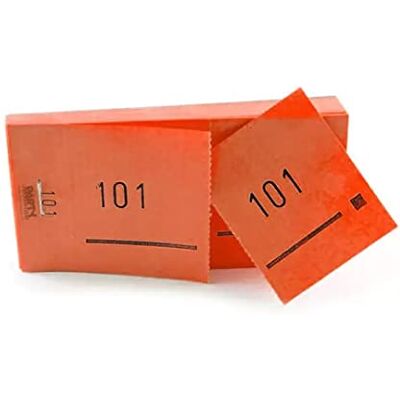 PARTY DISCOUNT Doppelnummern- Block 1000 Abrisse Nr. 3001-4000 orange PARTY DISCOUNT Doppelnummern- Block 1000 Abrisse Nr. 3001-4000 orange