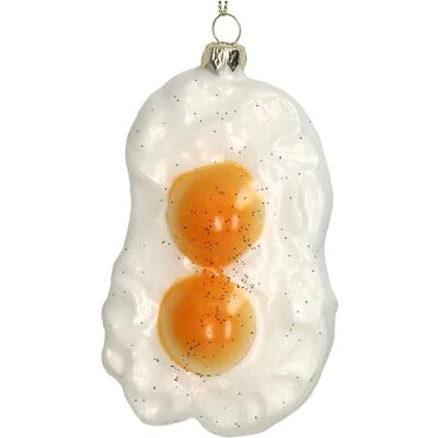 HD Collection Christbaumschmuck Glas 12cm Spiegeleier Figur zum Aufhängen handbemalt Christbaum Weihnachtsbaum Anhänger für Weihnachten Christbaumanhänger & Weihnachtsbaumschmuck Weiß HD Collection Christbaumschmuck Glas 12cm Spiegeleier Figur zum Aufhängen handbemalt Christbaum Weihnachtsbaum Anhänger für Weihnachten Christbaumanhänger & Weihnachtsbaumschmuck Weiß