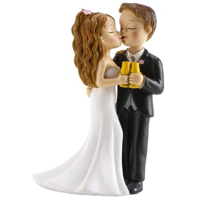 dekora Brautpaar Figuren für torte Hochzeitstorte Deko aus Resin 16 cm – Hochzeitspaar Figuren für Torte – Originelles und Detailreiches Design – Für den Kontakt mit Lebensmitteln geeignet dekora Brautpaar Figuren für torte Hochzeitstorte Deko aus Resin 16 cm – Hochzeitspaar Figuren für Torte – Originelles und Detailreiches Design – Für den Kontakt mit Lebensmitteln geeignet