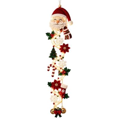 Generic Weihnachts-Türhänger-Ornament, LED-Glüh-Filz-Plüschfiguren 47 Zoll Schneemann Engel Lebkuchen Weihnachtsmann Design Innenfenster Wand Urlaubsdekoration Generic Weihnachts-Türhänger-Ornament, LED-Glüh-Filz-Plüschfiguren 47 Zoll Schneemann Engel Lebkuchen Weihnachtsmann Design Innenfenster Wand Urlaubsdekoration