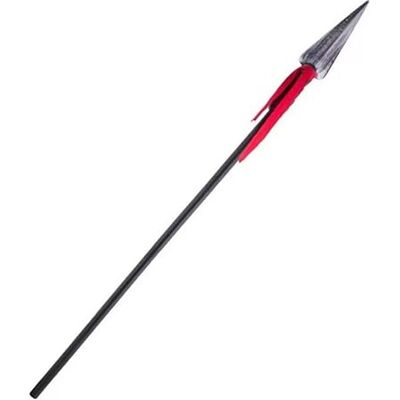 PARTY DISCOUNT Speer Römer mit rotem Band, 150 cm, 5-teilig PARTY DISCOUNT Speer Römer mit rotem Band, 150 cm, 5-teilig