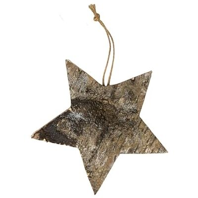 SHATCHI 20 cm große sternförmige Birkenrinde Holz Weihnachtsbaum Wand Tür Kranz Decke hängen Xmas Home Dekorationen, Holz SHATCHI 20 cm große sternförmige Birkenrinde Holz Weihnachtsbaum Wand Tür Kranz Decke hängen Xmas Home Dekorationen, Holz