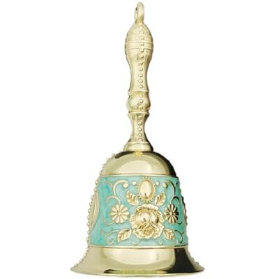 Oxxggkao Laute Vintage Handglocken Aus Metall Zarte Designs Mehrzweck Handglocken Für Schule Kirche Hotel Weihnachten Hochzeit Weihnachtsglocken Oxxggkao Laute Vintage Handglocken Aus Metall Zarte Designs Mehrzweck Handglocken Für Schule Kirche Hotel Weihnachten Hochzeit Weihnachtsglocken