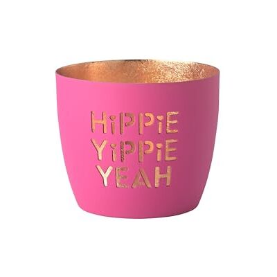 Gift Company Giftcompany Windlicht Madras Hippie Yippie Yeah neon Purple Gold Eisen Höhe 8,5 cm Gift Company Giftcompany Windlicht Madras Hippie Yippie Yeah neon Purple Gold Eisen Höhe 8,5 cm