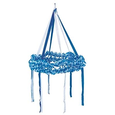 PAPSTAR 18758 Dekokranz, schwer entflammbar, Papier Durchmesser 75 cm, bayrisch blau PAPSTAR 18758 Dekokranz, schwer entflammbar, Papier Durchmesser 75 cm, bayrisch blau