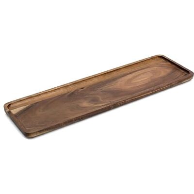 Spetebo Dekotablett aus Akazienholz Natur 60 x 15 cm Kerzenteller aus massivem Holz Kerzentablett Holztablett Kerzenbrett Tisch Deko für Weihnachten Advent Hochzeit Geschenke Dekoration Spetebo Dekotablett aus Akazienholz Natur 60 x 15 cm Kerzenteller aus massivem Holz Kerzentablett Holztablett Kerzenbrett Tisch Deko für Weihnachten Advent Hochzeit Geschenke Dekoration