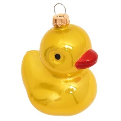 Krebs Glas Lauscha Weihnachtsdekoration/Christbaumschmuck aus Glas Ente Farbe: Gelb Größe: ca. 7 cm Krebs Glas Lauscha Weihnachtsdekoration/Christbaumschmuck aus Glas Ente Farbe: Gelb Größe: ca. 7 cm