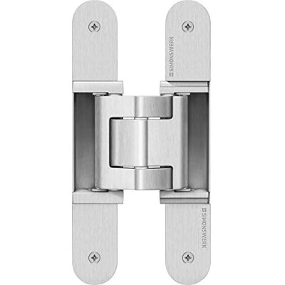 SIMONSWERK Türband TECTUS TE 540 3D A8, verdeckt f. stumpfe Türen, silberfärbig beschichtet Inhalt: 2 Stück SIMONSWERK Türband TECTUS TE 540 3D A8, verdeckt f. stumpfe Türen, silberfärbig beschichtet Inhalt: 2 Stück