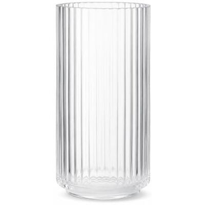 DANMARK LYNGBY Lyngby Porcelæn Vase H20.5 cm Lyngby aus mundgeblasenem Glas zeitlos, klar DANMARK LYNGBY Lyngby Porcelæn Vase H20.5 cm Lyngby aus mundgeblasenem Glas zeitlos, klar