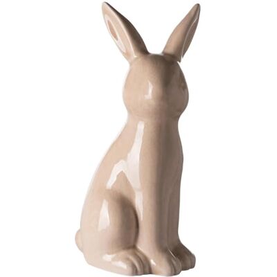 Fink Deko-Hase aus Keramik 25 cm in Krakelee-Optik beige zum Hinstellen Fink Deko-Hase aus Keramik 25 cm in Krakelee-Optik beige zum Hinstellen
