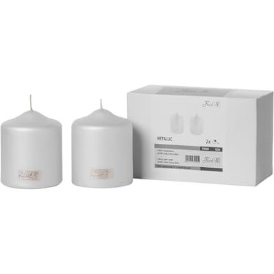 Fink 2er Set Stumpenkerzen weiß aus Paraffin Brenndauer je ca 40 Stunden Adventskerze Kerze Adventskranz Ø 8 Höhe 10 cm Fink 2er Set Stumpenkerzen weiß aus Paraffin Brenndauer je ca 40 Stunden Adventskerze Kerze Adventskranz Ø 8 Höhe 10 cm
