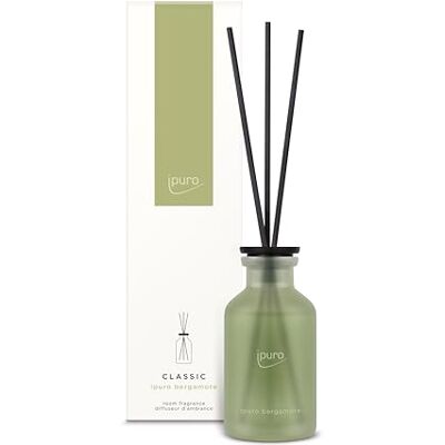 Ipuro Classic Raumduft BERGAMOTE 75ml Raumerfrischer, Asiatische Frische mit grüner Limette & Zitronengras Duft Diffuser mit Stäbchen Belebender Lufterfrischer für die Wohnung Ipuro Classic Raumduft BERGAMOTE 75ml Raumerfrischer, Asiatische Frische mit grüner Limette & Zitronengras Duft Diffuser mit Stäbchen Belebender Lufterfrischer für die Wohnung