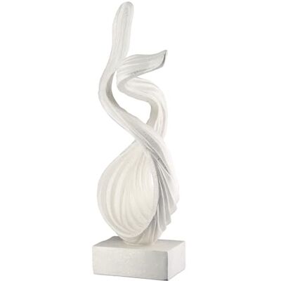Casablanca modernes Design Casablanca Skulptur Liposo aus Kunstharz Creme gewischt metallische Optik abstrakte Form Höhe 47cm x Breite 15cm Casablanca modernes Design Casablanca Skulptur Liposo aus Kunstharz Creme gewischt metallische Optik abstrakte Form Höhe 47cm x Breite 15cm