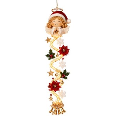 Generic Weihnachts-Türhänger-Ornament, LED-Glüh-Filz-Plüschfiguren 47 Zoll Schneemann Engel Lebkuchen Weihnachtsmann Design Innenfenster Wand Urlaubsdekoration Generic Weihnachts-Türhänger-Ornament, LED-Glüh-Filz-Plüschfiguren 47 Zoll Schneemann Engel Lebkuchen Weihnachtsmann Design Innenfenster Wand Urlaubsdekoration