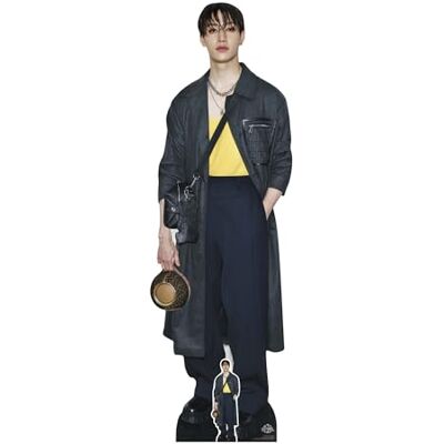 STAR CUTOUTS CS1255 Bang Chan Pappaufsteller in Lebensgröße, 178 cm, tolles K-Pop-Fan, Geschenk und Party-Dekoration STAR CUTOUTS CS1255 Bang Chan Pappaufsteller in Lebensgröße, 178 cm, tolles K-Pop-Fan, Geschenk und Party-Dekoration