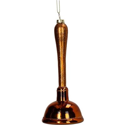 HD Collection Christbaumschmuck Glas 16cm Saugglocke Pömpel Aufhängen Weihnachtsbaum Anhänger für Weihnachten Christbaumanhänger & Weihnachtsbaumschmuck Braun HD Collection Christbaumschmuck Glas 16cm Saugglocke Pömpel Aufhängen Weihnachtsbaum Anhänger für Weihnachten Christbaumanhänger & Weihnachtsbaumschmuck Braun