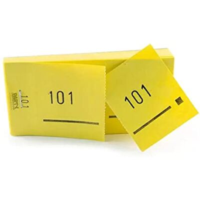 PARTY DISCOUNT Doppelnummern- Block 1000 Abrisse Nr. 4001-5000 gelb PARTY DISCOUNT Doppelnummern- Block 1000 Abrisse Nr. 4001-5000 gelb