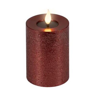 Lumineo LED Kerze 7,5x13,5cm Timer Wachs Flacker-Effekt Ochsenblut/Warmweiß Timerfunktion Echtwachskerze batteriebetrieben Realistische Dochtkerze mit Flacker-Effekt Wachskerze Stumpenkerze Lumineo LED Kerze 7,5x13,5cm Timer Wachs Flacker-Effekt Ochsenblut/Warmweiß Timerfunktion Echtwachskerze batteriebetrieben Realistische Dochtkerze mit Flacker-Effekt Wachskerze Stumpenkerze