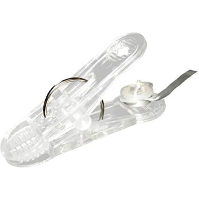 amscan 2436802 Ballongewicht Klammer, 16 g, Ballon Clip mit Schnur, Folienballon amscan 2436802 Ballongewicht Klammer, 16 g, Ballon Clip mit Schnur, Folienballon