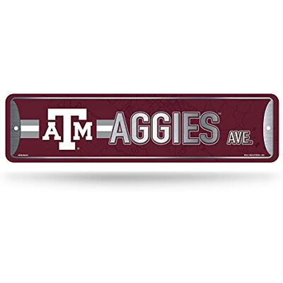 Rico Industries NCAA Texas A&M Aggies Heimdekoration Metall-Straßenschild (10,2 x 38,1 cm) – ideal für Zuhause, Büro, Schlafzimmer und Männerhöhle – hergestellt Rico Industries NCAA Texas A&M Aggies Heimdekoration Metall-Straßenschild (10,2 x 38,1 cm) – ideal für Zuhause, Büro, Schlafzimmer und Männerhöhle – hergestellt