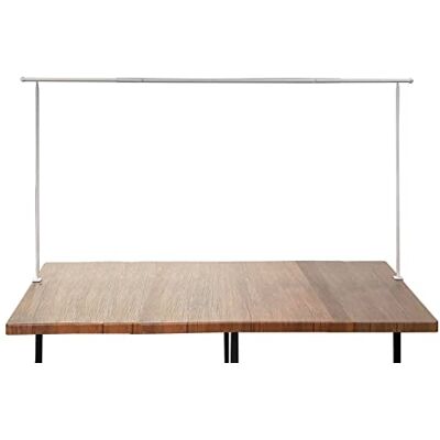 Spetebo Deko Tischgestell Rahmen Metall schwarz ausziehbar 220–250 cm Dekostange mit Schraubklemmen, Tisch Dekoration Halter Stange für Weihnachten Ostern Geburtstag Party Spetebo Deko Tischgestell Rahmen Metall schwarz ausziehbar 220–250 cm Dekostange mit Schraubklemmen, Tisch Dekoration Halter Stange für Weihnachten Ostern Geburtstag Party