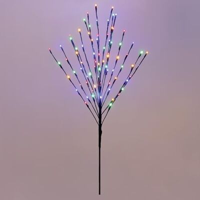 Spetebo Lichterbaum 110 cm Multicolor für Außen mit Timer 80 LED Deko Baum bunt beleuchtet Batterie betrieben Weihnachten Advent Winter Deko Beleuchtung für Garten Spetebo Lichterbaum 110 cm Multicolor für Außen mit Timer 80 LED Deko Baum bunt beleuchtet Batterie betrieben Weihnachten Advent Winter Deko Beleuchtung für Garten
