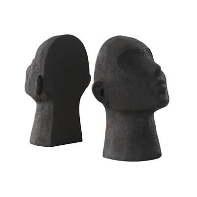 Jotex Stargazing Bücherstütze 2er Set, Stilvolle und Starke Dekorative Buchstütze, Schwarz, 16 x 11 x 22,5 cm Jotex Stargazing Bücherstütze 2er Set, Stilvolle und Starke Dekorative Buchstütze, Schwarz, 16 x 11 x 22,5 cm
