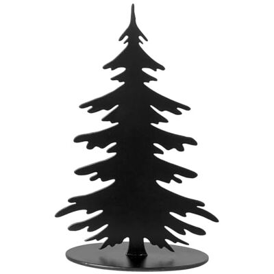 Fink Deko-Tannenbaum Eisen 15 cm schwarz pulverbeschichtet mit Matter Oberfläche moderner Mini-Weihnachtsbaum als Tischdeko, Fensterbank Dekoration oder stilvolles Weihnachtsaccessoire Fink Deko-Tannenbaum Eisen 15 cm schwarz pulverbeschichtet mit Matter Oberfläche moderner Mini-Weihnachtsbaum als Tischdeko, Fensterbank Dekoration oder stilvolles Weihnachtsaccessoire